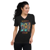The Sound of rebellion Unisex Short Sleeve V-Neck T-Shirt - Beyond T-shirts